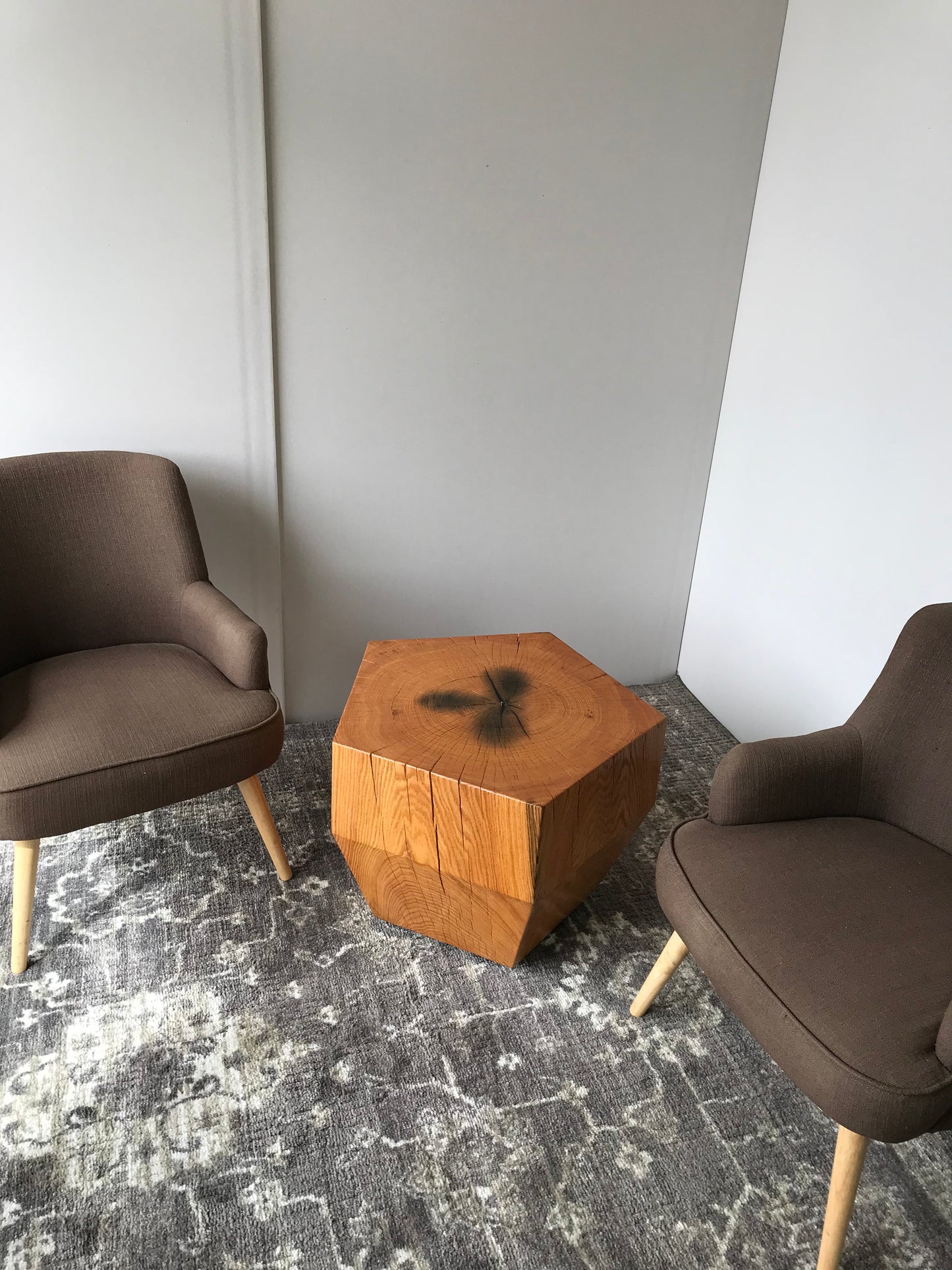 GEOAK sculptural coffee table