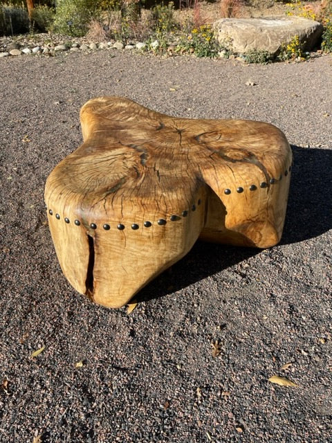 ELYRIA, Giant Cottonwood sculptural lounge coffee table