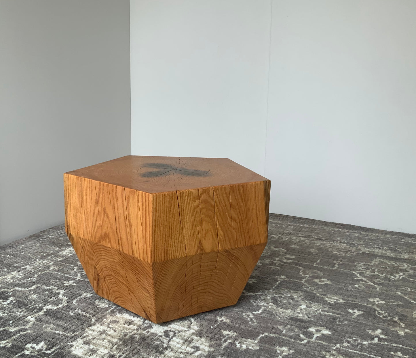 GEOAK sculptural coffee table