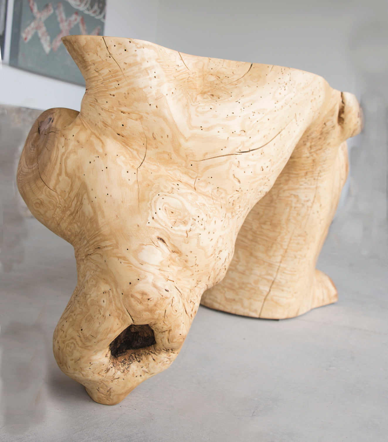 Breaking the rules sculptural console table