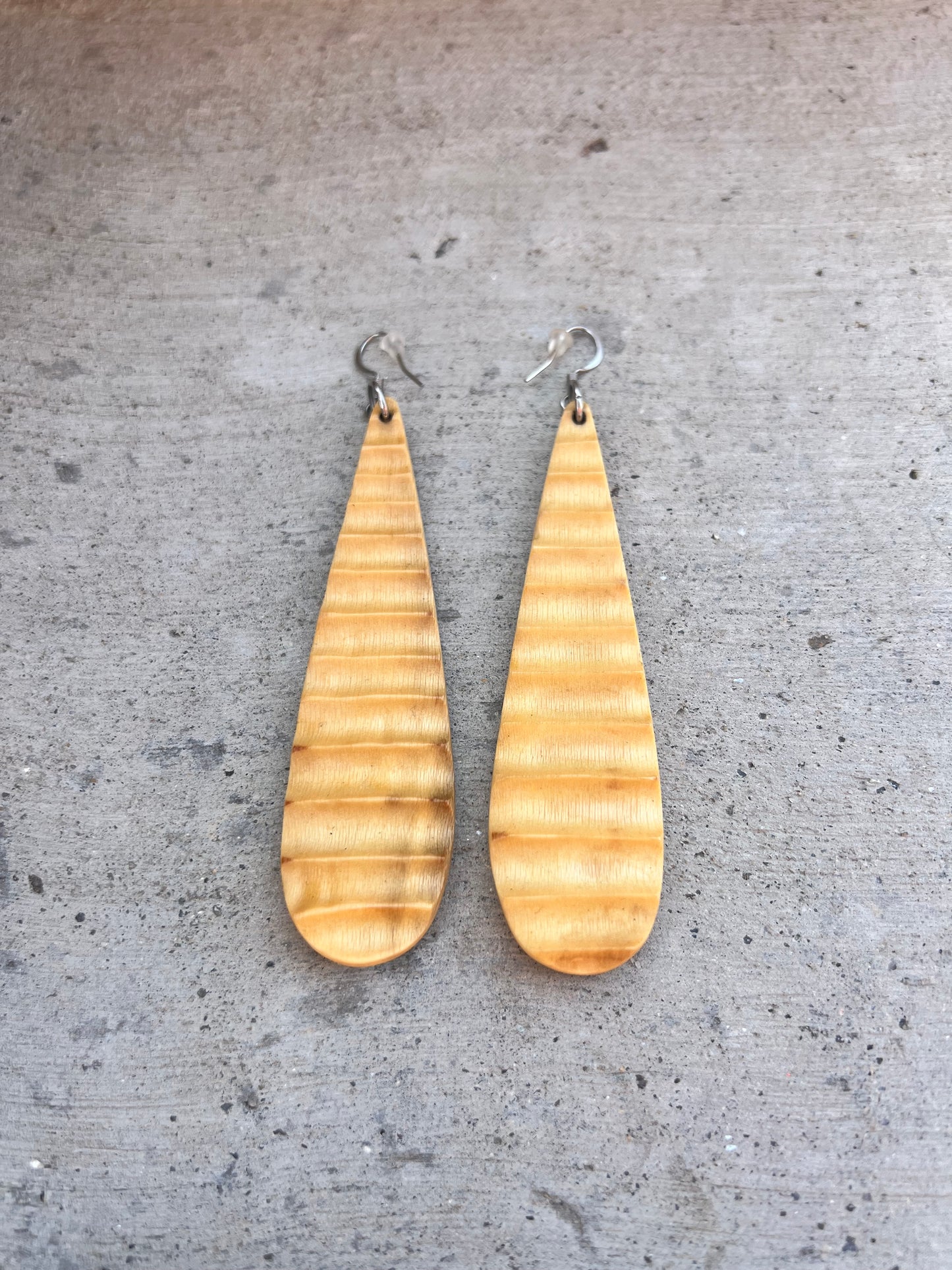 Architectural dangle earrings