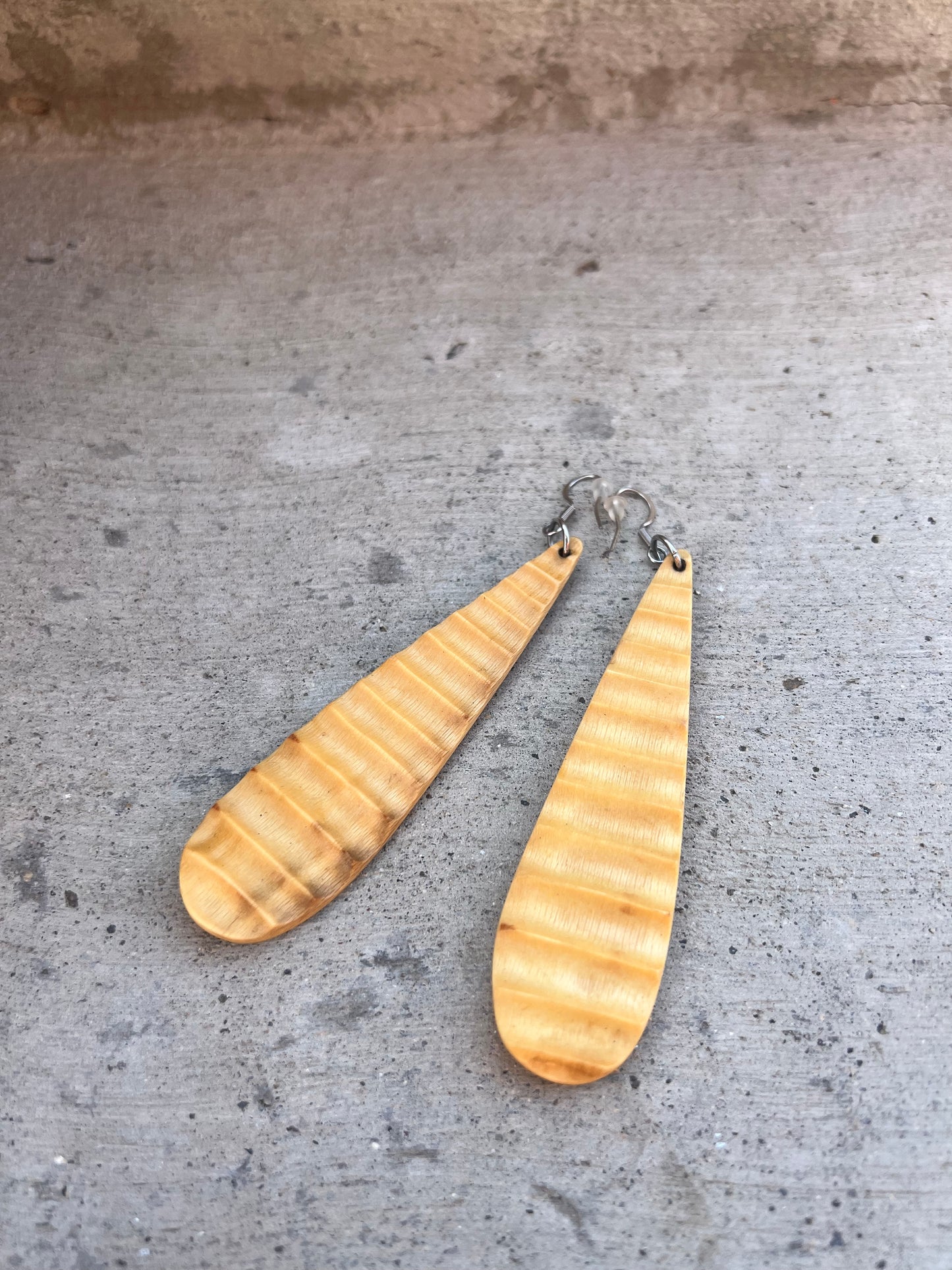 Architectural dangle earrings