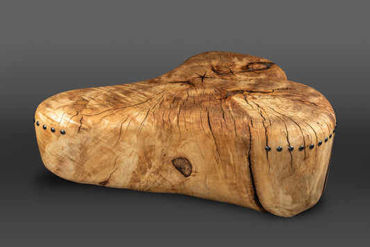 ELYRIA, Giant Cottonwood sculptural lounge coffee table