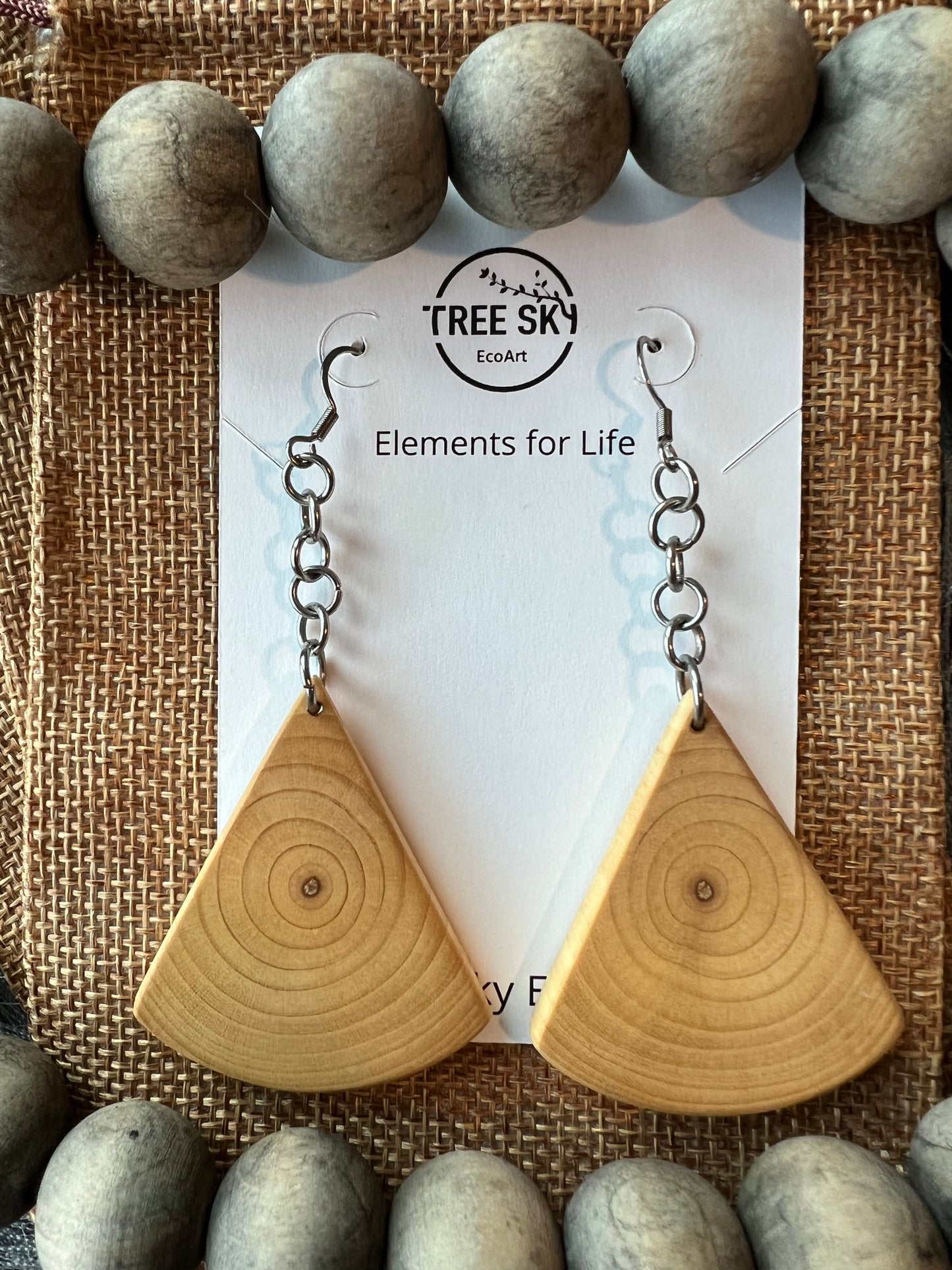 Long unique earrings