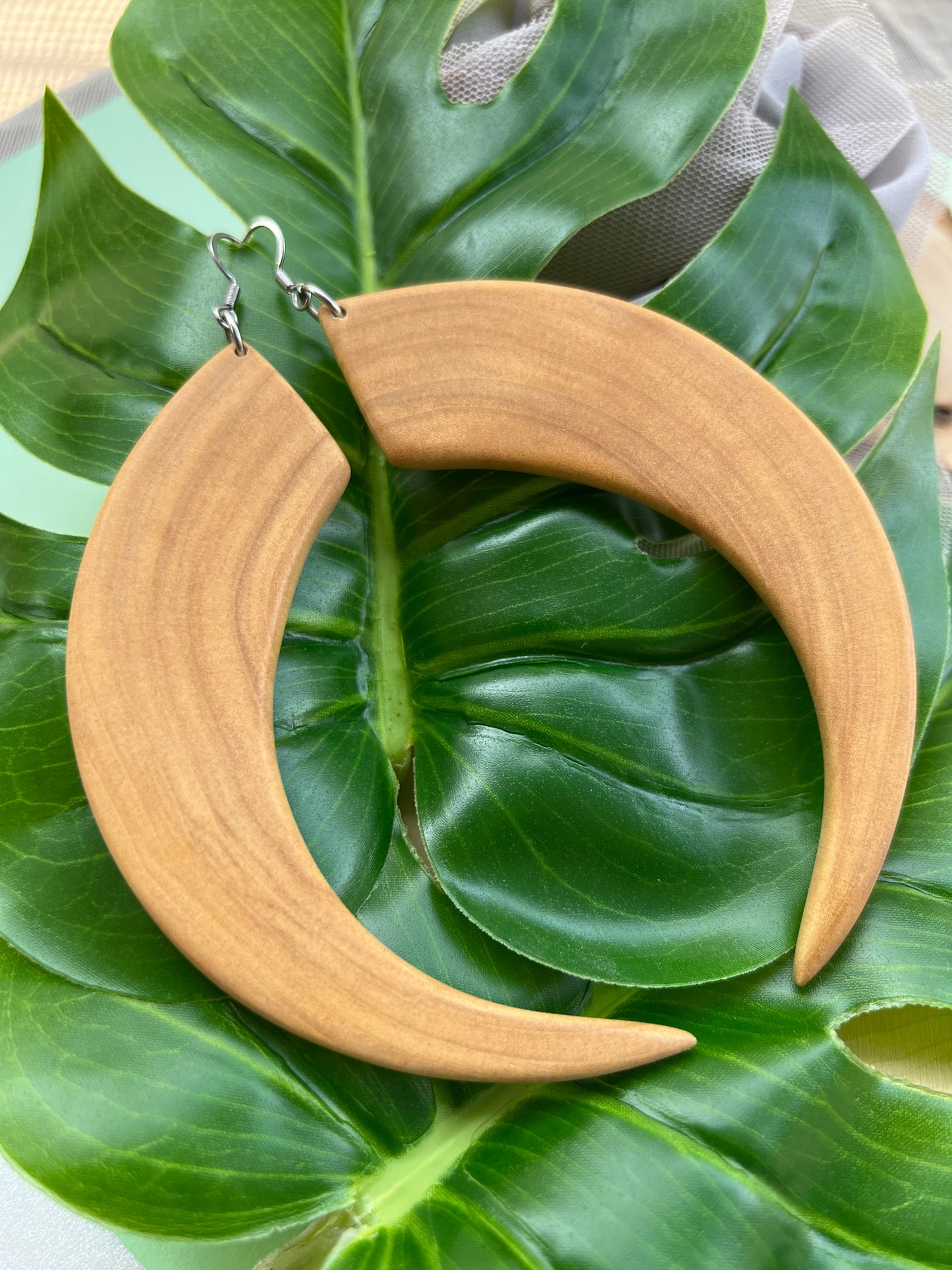 Long handmade earrings