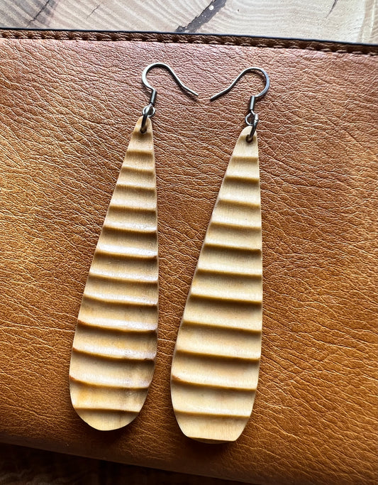 Architectural dangle earrings