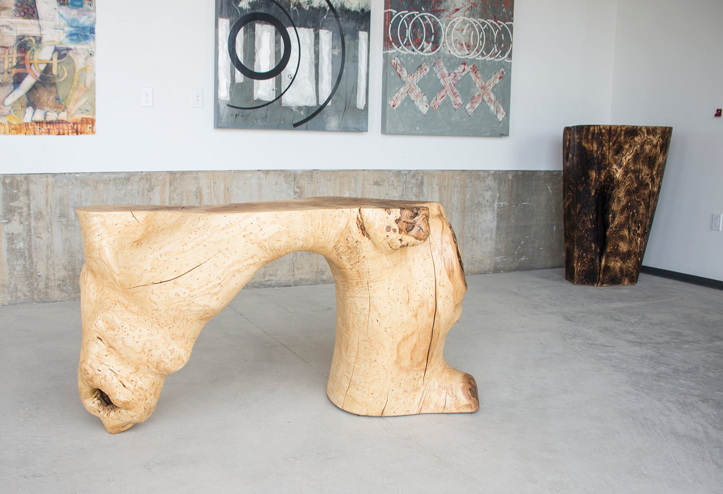 Breaking the rules sculptural console table